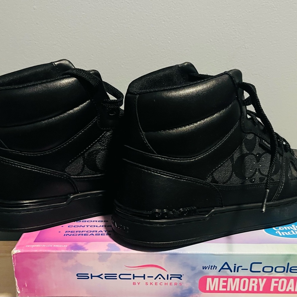 Coach Black Signature High-Tops - Picture 2 of 7